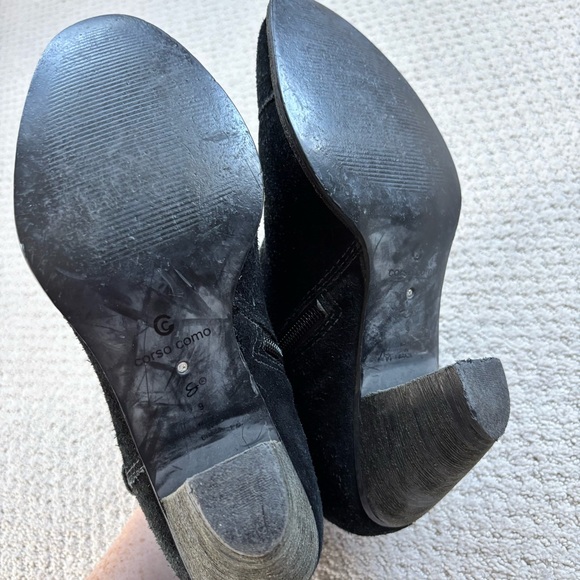Corso Como Black Suede Ankle Boots - Picture 5 of 7